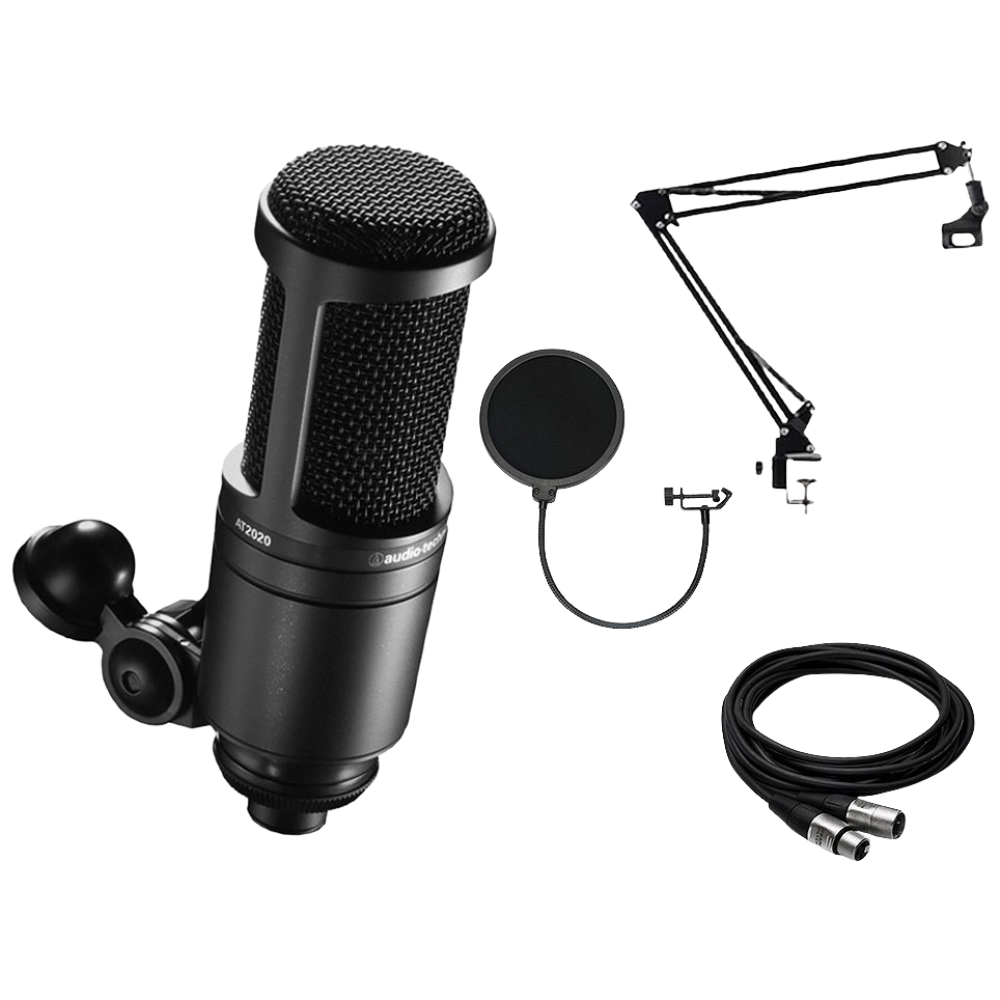 오디오테크니카 AT2020 보컬 레코딩 방송용 콘덴서 마이크 세트 149,710원