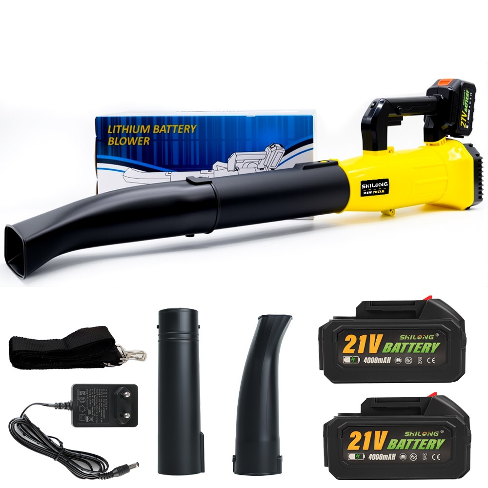 SHILONG 무선충전식 대형 송풍기 낙엽 청소기 제설 송풍기, 1세트, 본품 + 배터리2개이상 99,900원