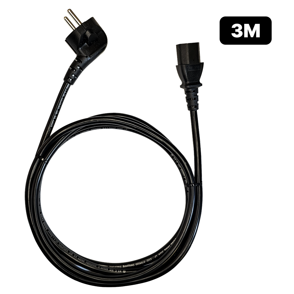 IEC C13 AC 파워코드 전원케이블 1.0SQ PC 모니터 프린터 서버용, 3m, 1개 4,800원