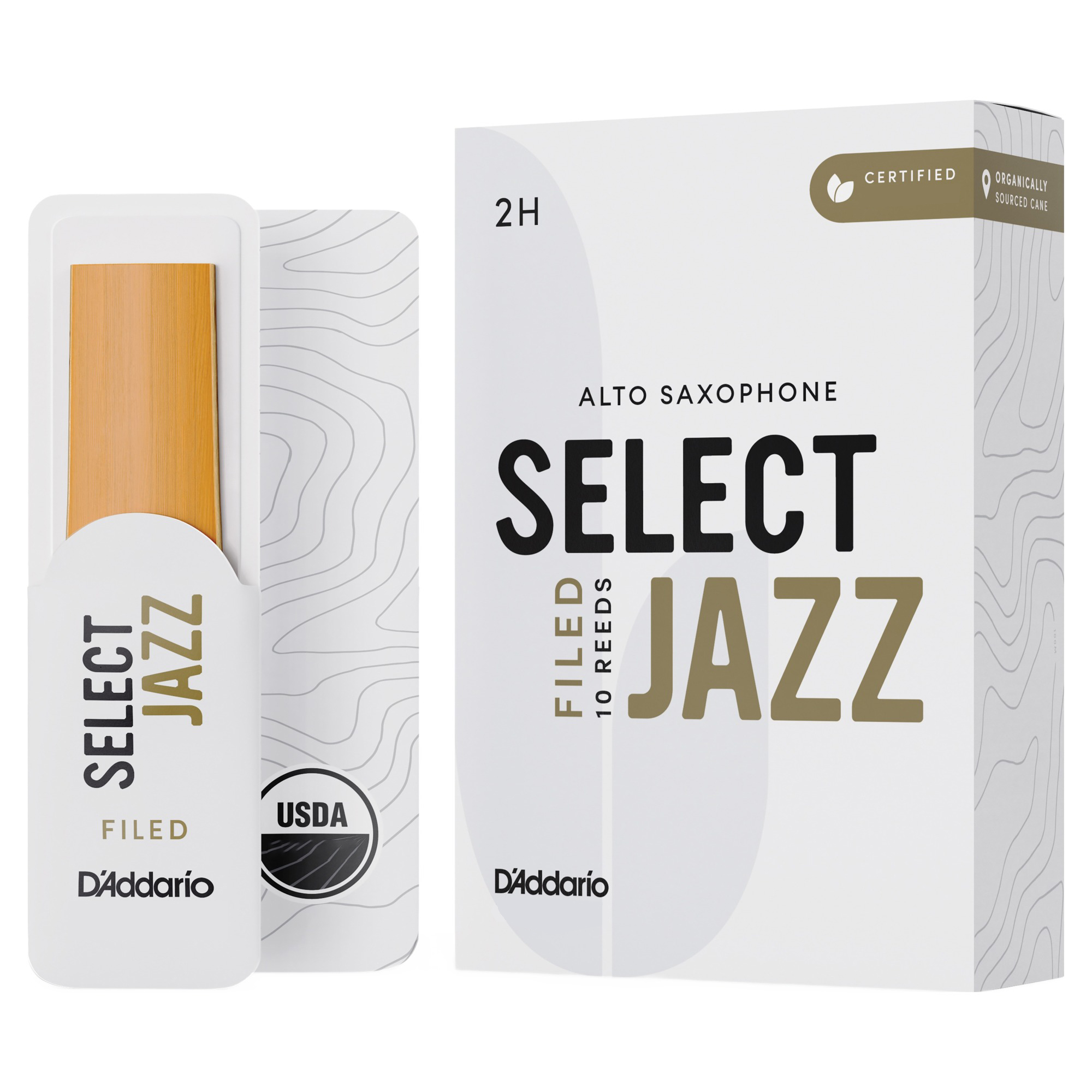 다다리오 셀렉트재즈 알토 색소폰 리드 파일드 2H 10p 592011, 10개 39,900원