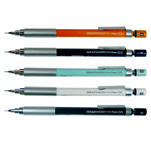 펜텔/샤프/그래프600 0.3mm 7,000원