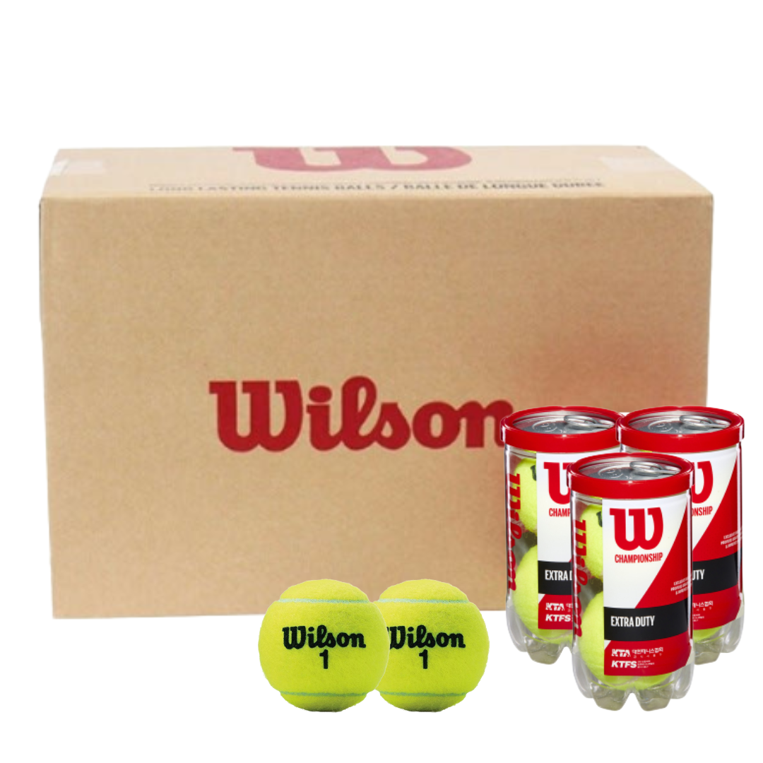 윌슨 챔피언쉽 테니스공 36캔 (72구) 시합구, 1박스 175,000원