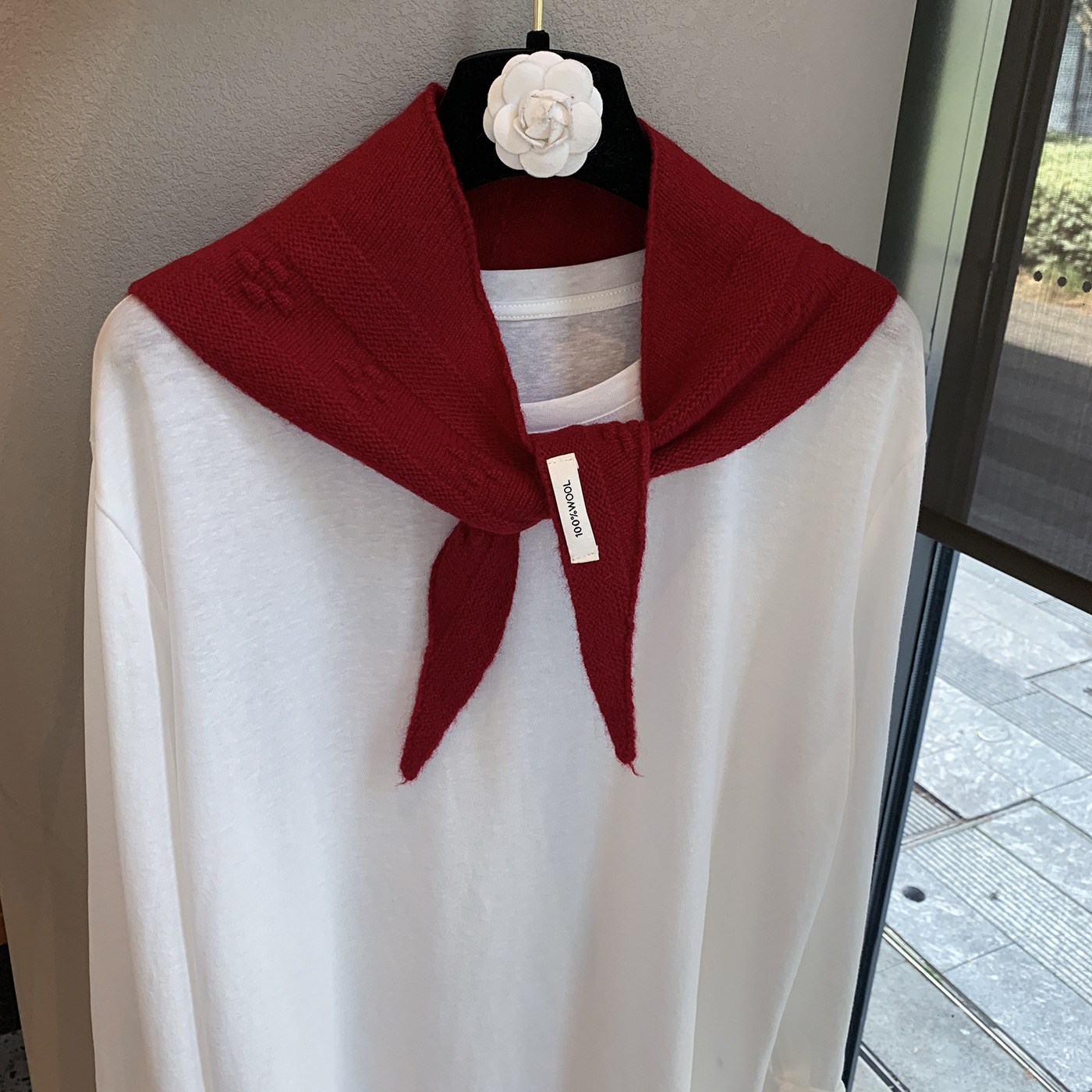 젬버트 여성 고급 부드러운 꽈배기 울100% 니트 숄 삼각 스카프 머플러 11,800원