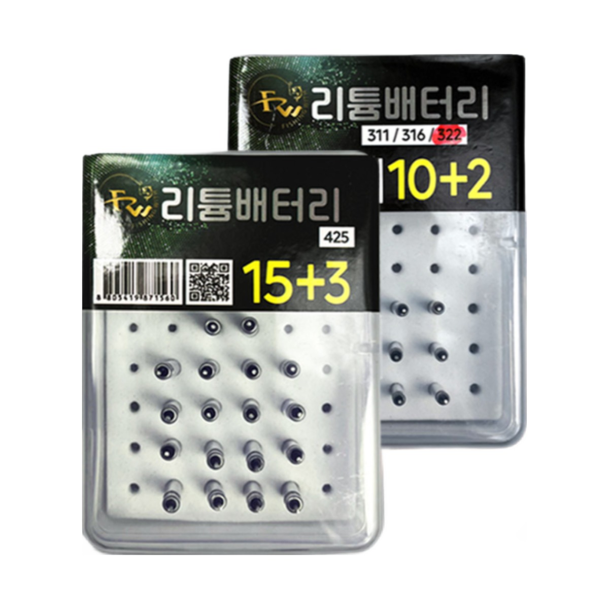 [피싱위드] 리튬배터리 전자찌 건전지 밤낚시 야간 찌 / 311 316 322 10+2 / 425 15+3, 1개 10,000원