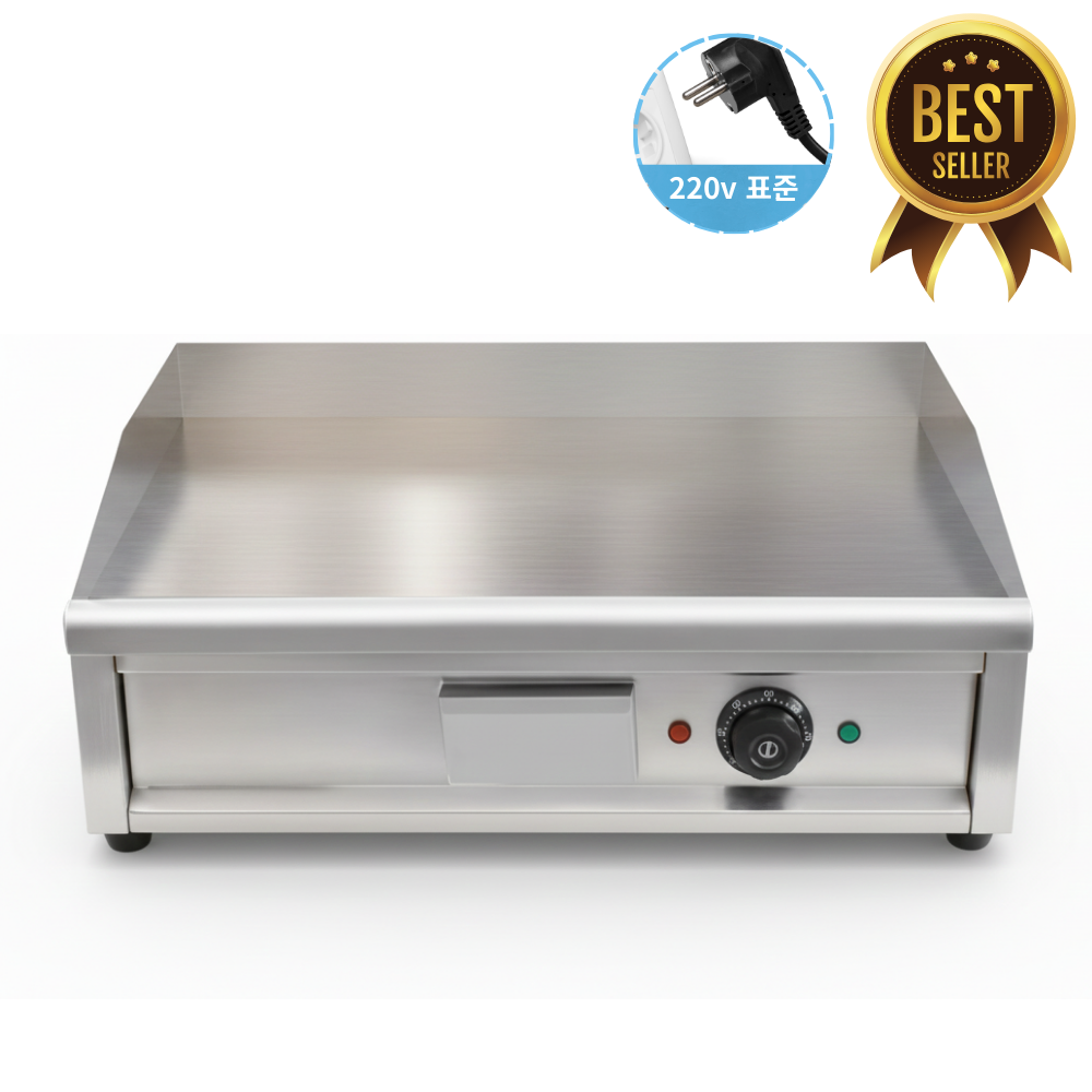 팬앤테크 튼튼한 전기 철판 업소용 그릴 대형 전 곱창 볶음 토스트 햄버거 철판요리 233,000원