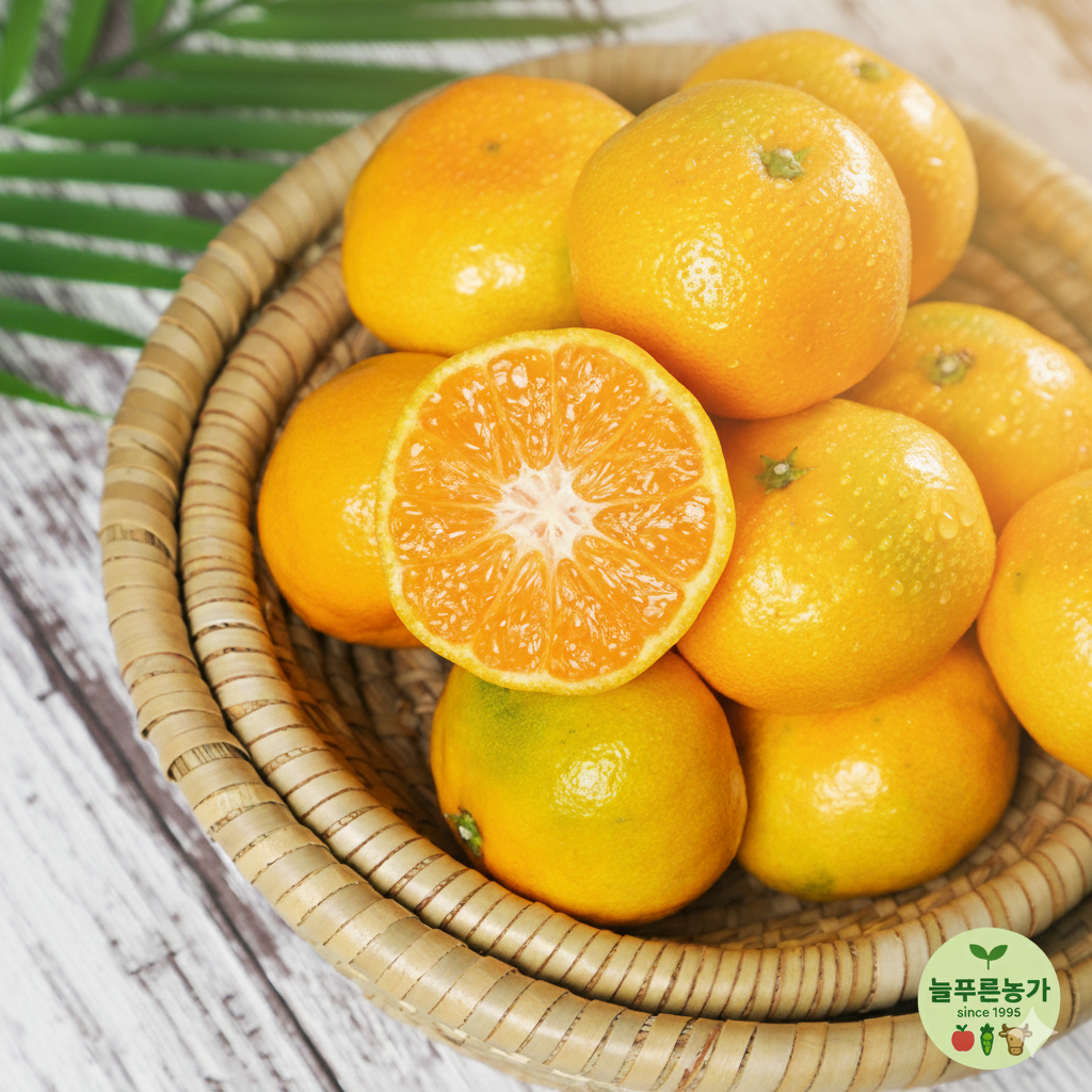 (늘푸른 농가) 산지직송 당일수확 달콤한 고당도 제주 햇 극조생 노지감귤 23,000원