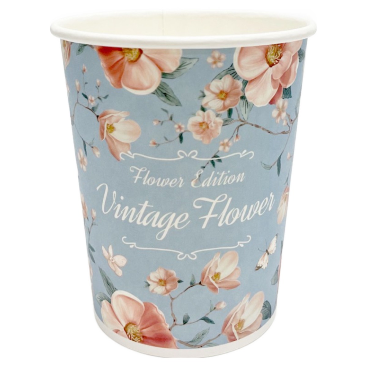 10온스 종이컵 50개 플라워에디션 빈티지플라워 이쁜종이컵 크리스마스컵 5,500원