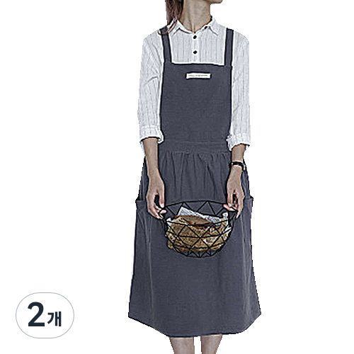 젊은이마켓 코튼 캔버스 조끼 원피스형 앞치마 17,640원