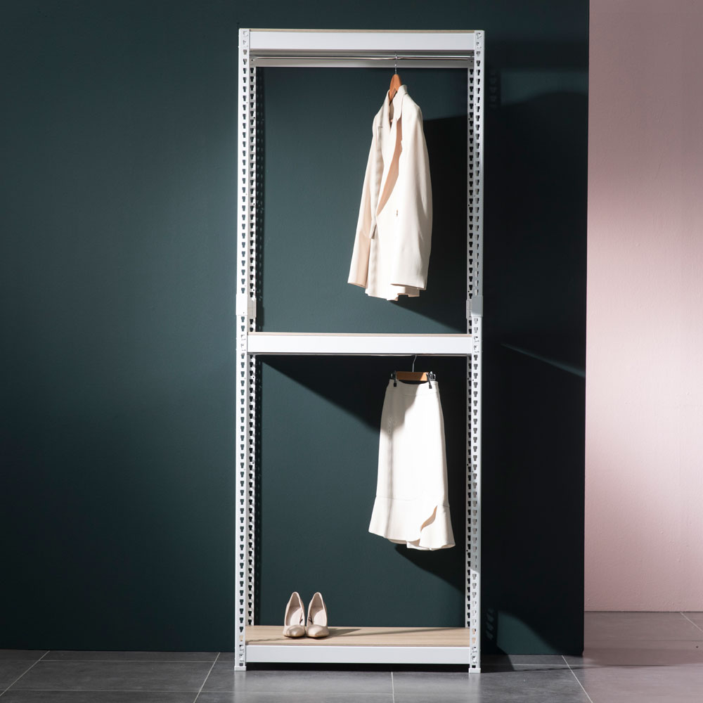 스피드랙 시스템 행거 3단(행거봉2), 화이트 82,700원