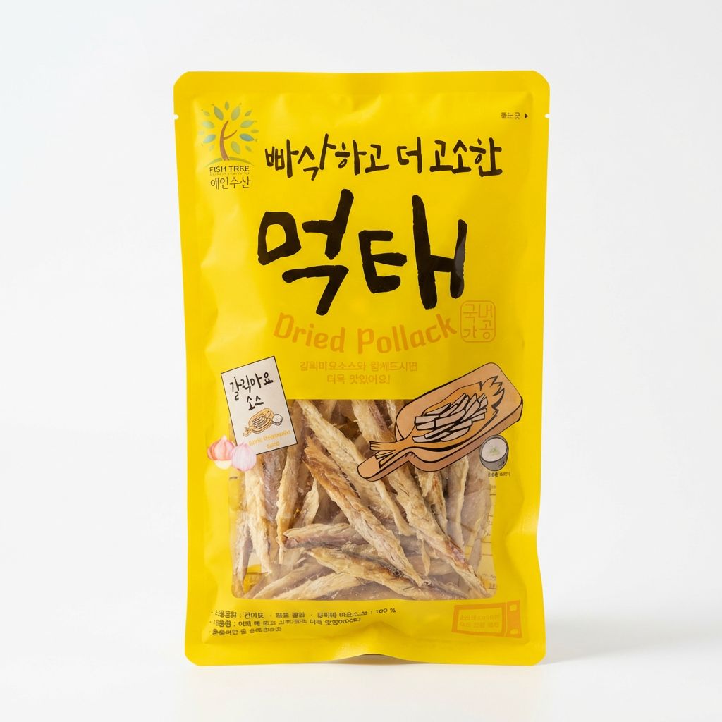 코스트코 피쉬트리 빠삭하고 더 고소한 먹태 + 갈릭마요소스, 5개, 60g 38,070원