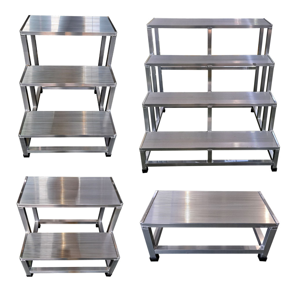 알루미늄  계단 발판 디딤판 사다리 경량 미끄럼방지 1단 2단 3단 4단 45,000원