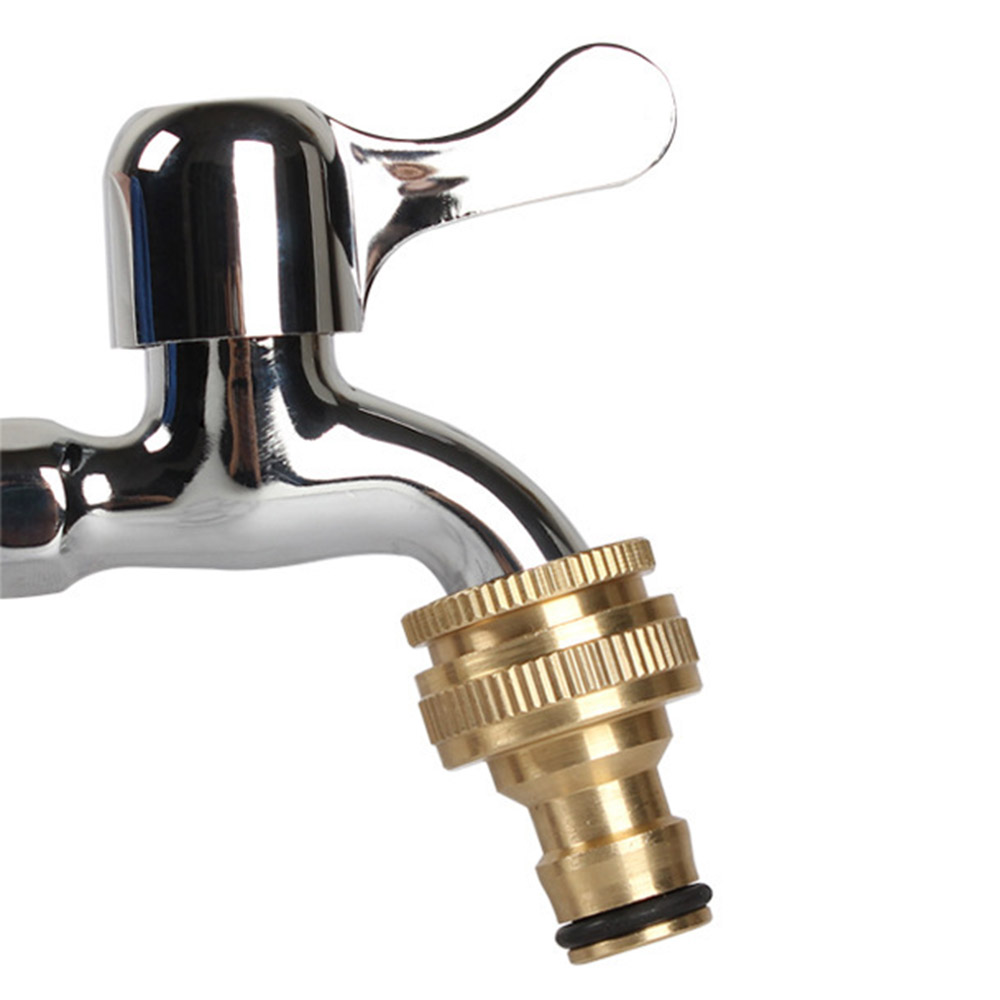 에코벨 황동 수도꼭지 연결 커넥터 내경19mm 25mm 이중사용, 19mm, 황동 1,900원