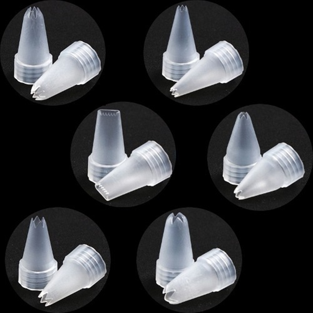 크림클레이 깍지 6종 모양깍지 생크림클레이 별모양팁 데코크림 DIY 깍지 폰케이스 팁 데코덴팁 크림깍지 폰케이스깍지 100원