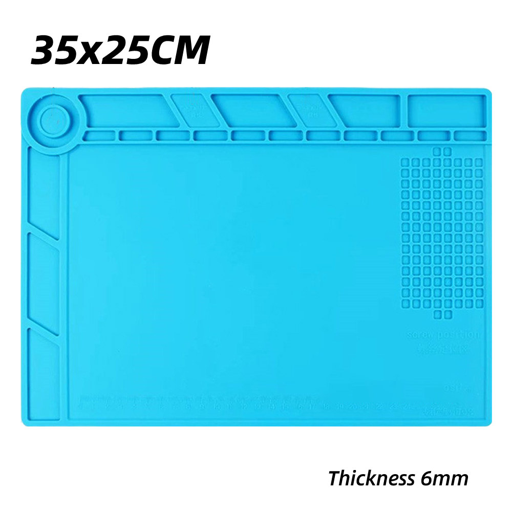 우드 버닝 실리콘 절연 패드 내열성 수리 작업 매트, 70x40cm 납땜 전자 전화 노트북 시계 수리용 14,400원