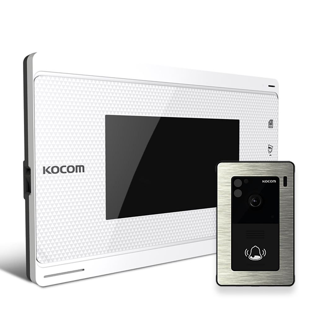 코콤 2선식 아날로그방식 비디오폰 KVP-70C 현관벨 세트 주택 아파트 인터폰 160,000원