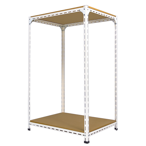 부원진열장 조립식 볼트식 철 앵글 420 620 철제 베란다 다용도실 인테리어 mdf 2단 선반, 현재가 61,200원