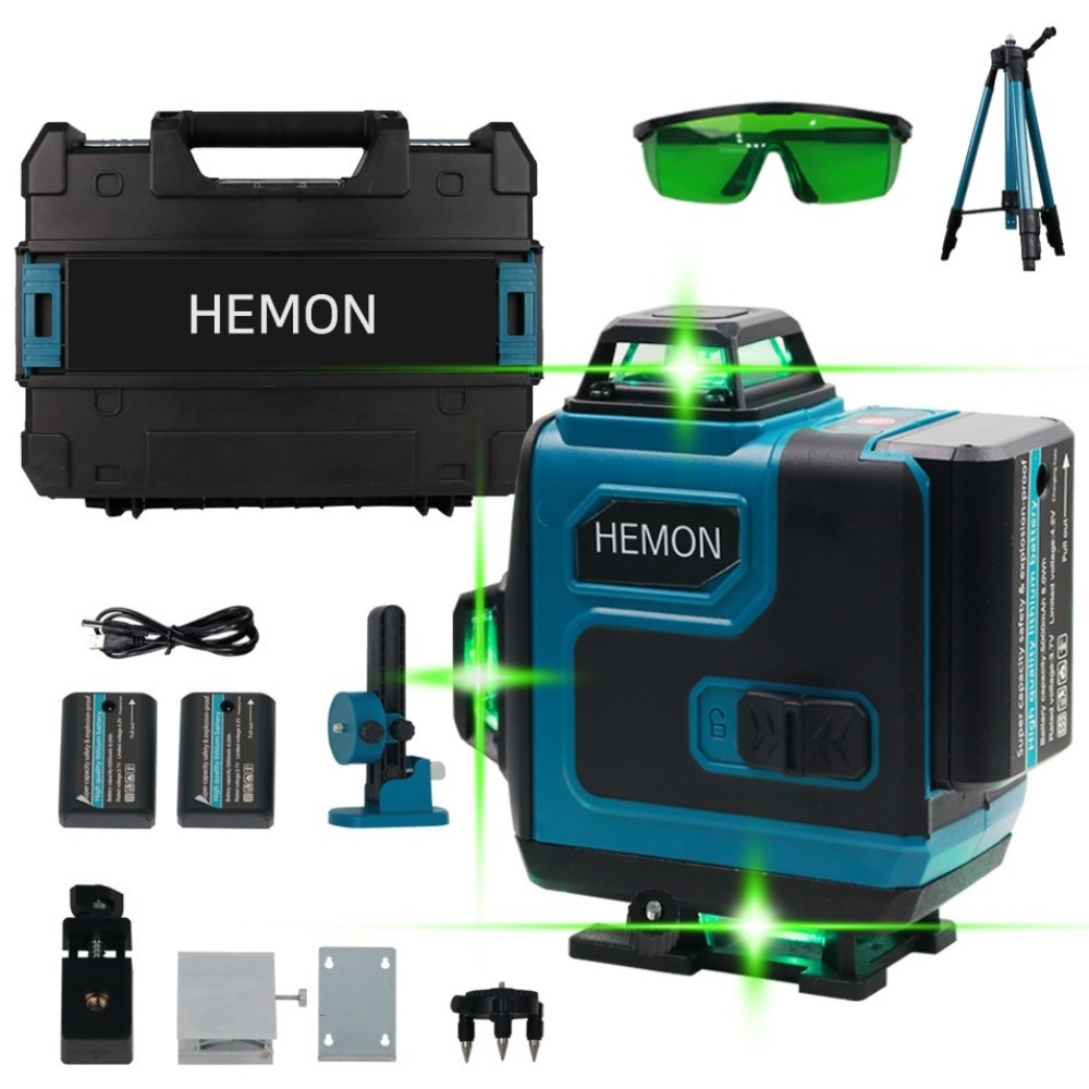 헤몬 레이저레벨기 4D 그린 16라인 삼각대포함 풀세트 94,900원