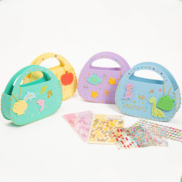 EVA 어린이 시장바구니 만들기 / 어린이 초등 DIY, 시장바구니 - 공룡 2,300원