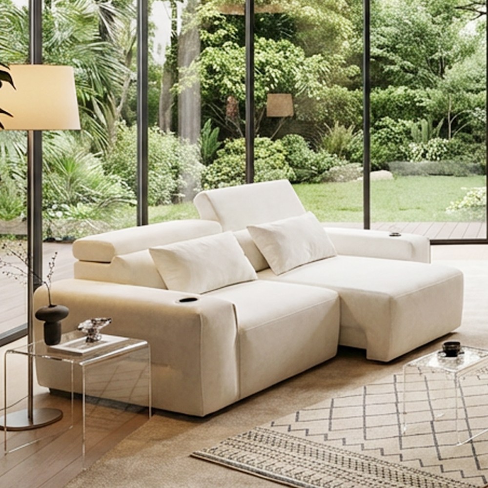 세인트블랑 릴렉시아 슬라이드 모션 아쿠아텍스 리클라이너 확장 패브릭 3인용 소파 sk 639,000원