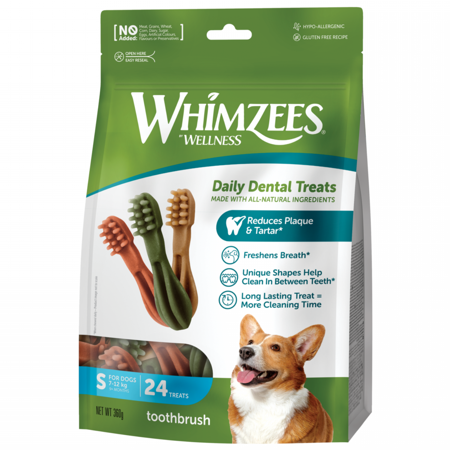 윔지스 밸류백 칫솔 S, 칫솔S, 360g, 4개 52,340원