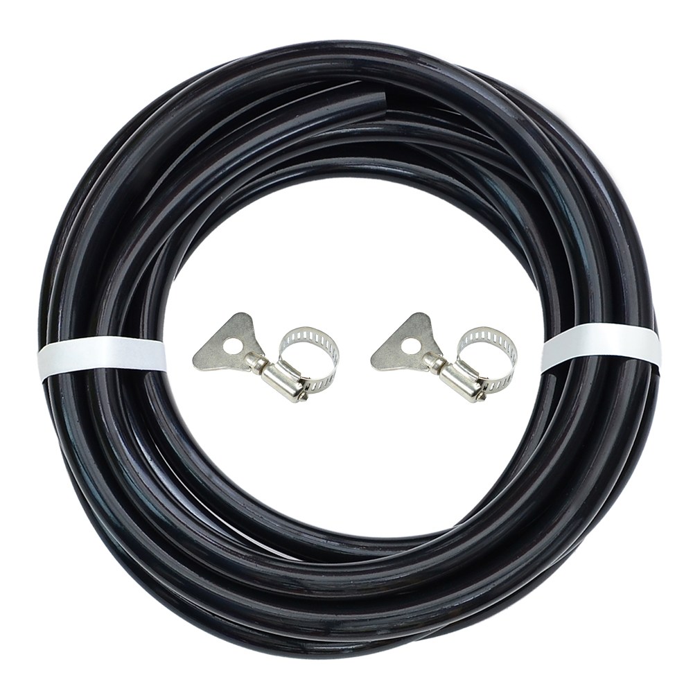 빅토리 무독성 흑목장호스 내경 15mm 5M+스텐밴드 2개 포함/편사호스 목장호스 에어컨호스 수평호스 씽크호스 세탁기호스 7,980원