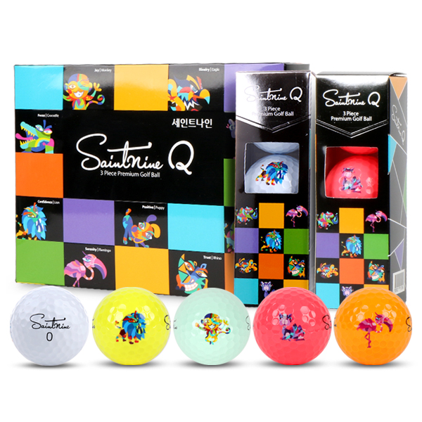 [SAINTNINE] 세인트나인 Q 골프공 1더즌, 12개입, 1개, 화이트 29,900원