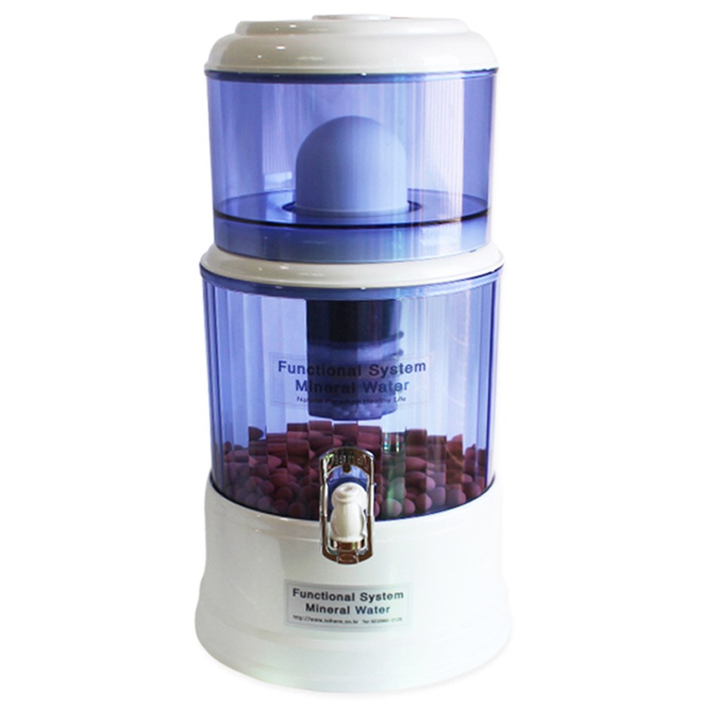 간편하게 지장수를 마셔요 자연여과 황토볼지장수기 (상단4리터/하단6리터) 세트 135,000원