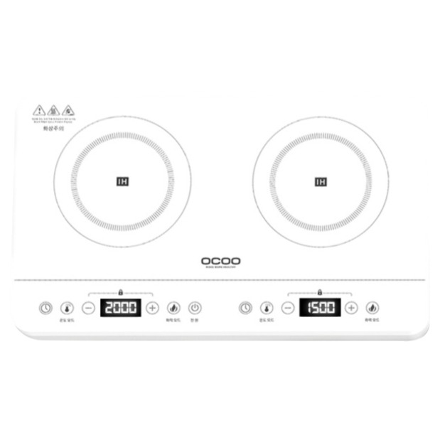 오쿠 프리미엄 인덕션 화이트 2구, OCC-IH2100, 프리스탠딩 178,000원