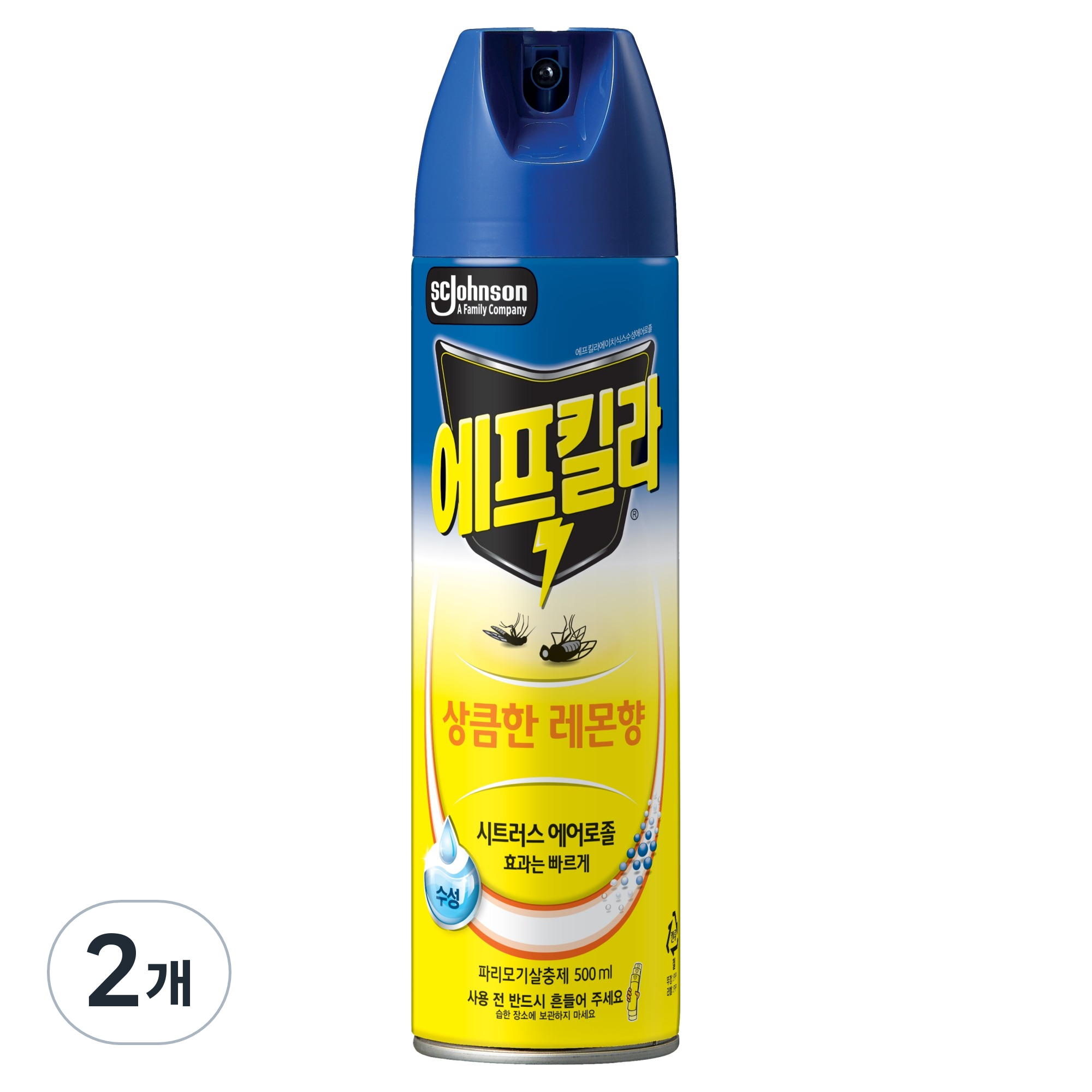 에프킬라 에어로졸 모기 살충제 상큼한 레몬향 7,820원