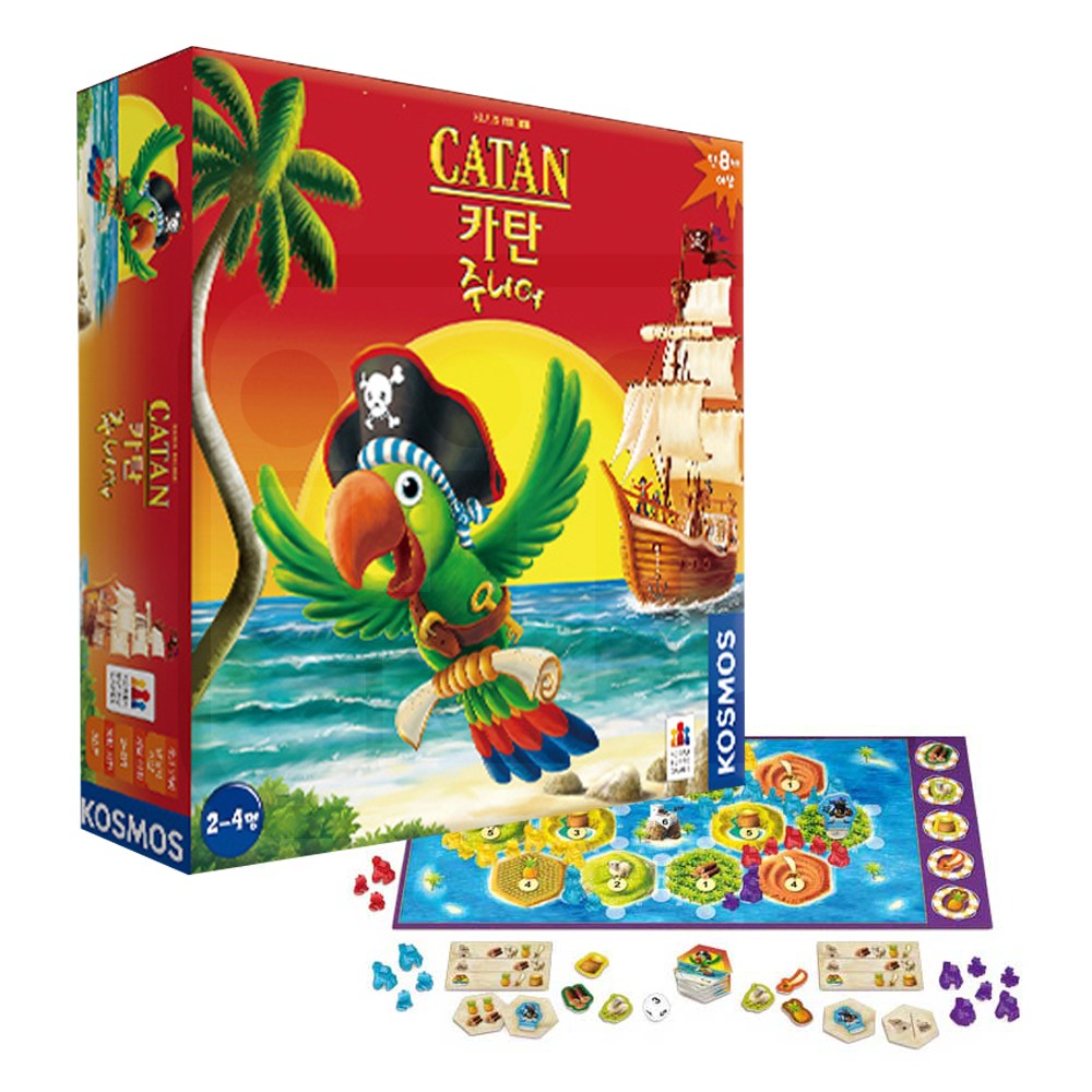 코리아보드게임즈 카탄 주니어 2~4인용 명작 전략 협동 캠프 만들기 거래 교역 빌딩 주사위 49,000원