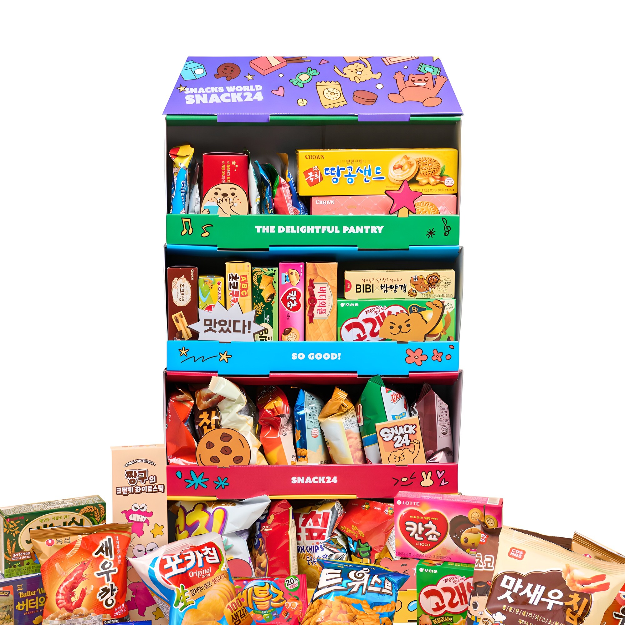 스낵24 대형 과자 팬트리 나만의 초대형 과자집, 1세트, 스낵 29종 39,900원