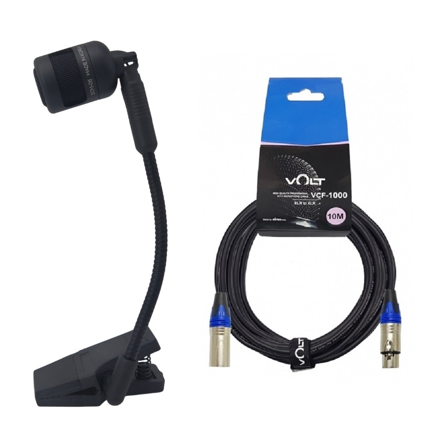 색소폰마이크 SCM-05 +10M케이블/XLR SMIK 악기용마이크 콘덴서마이크 자바라마이크 SCM05 (밧데리타입) 130,000원