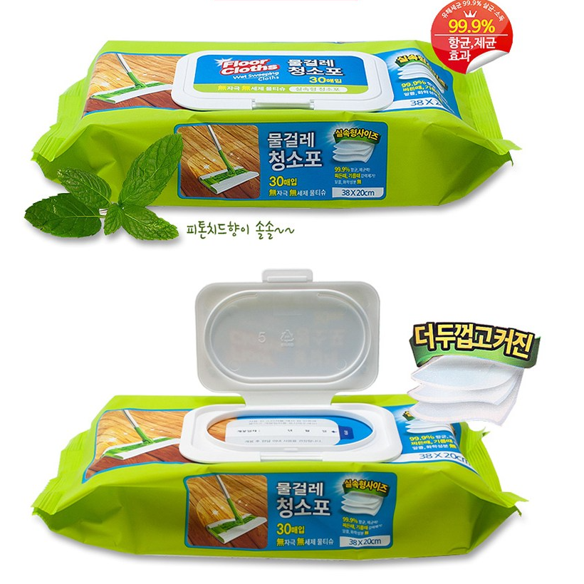 태광 실속형 물걸레 청소포 대형 30매 X 10팩 물걸레청소포, 10개 16,000원