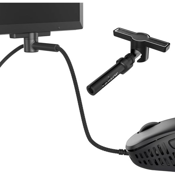 펄사 게이밍 기어 - 마이크로 번지 ES 드래그 프리 유선 마우스 지원 - 책상 위의 자유로운 움직임 - 초소형 크기 - 모니터에 부착 - 더 넓은 공간 확보 싱글 팩 35,600원