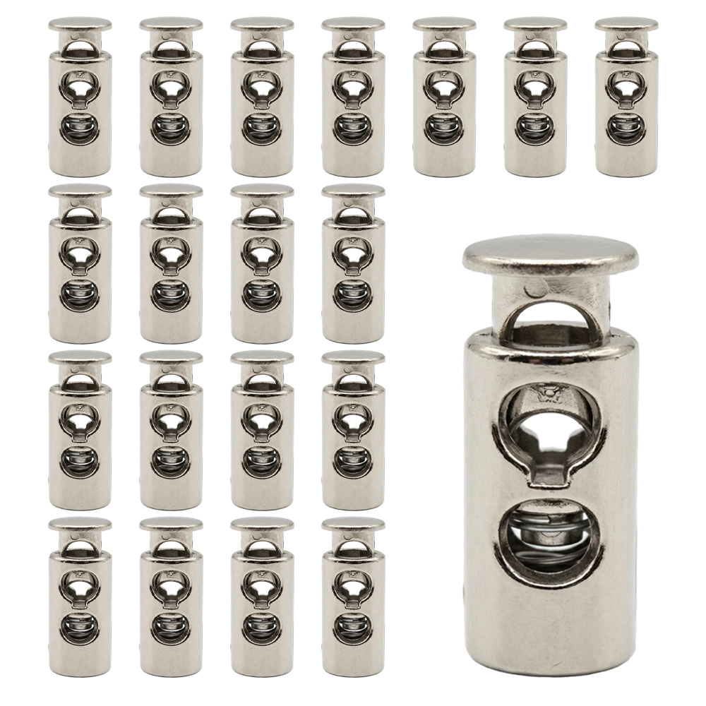 코드락 스토퍼 끈조절 의류 가방 후드 스토퍼-02, 니켈, 20개 4,500원