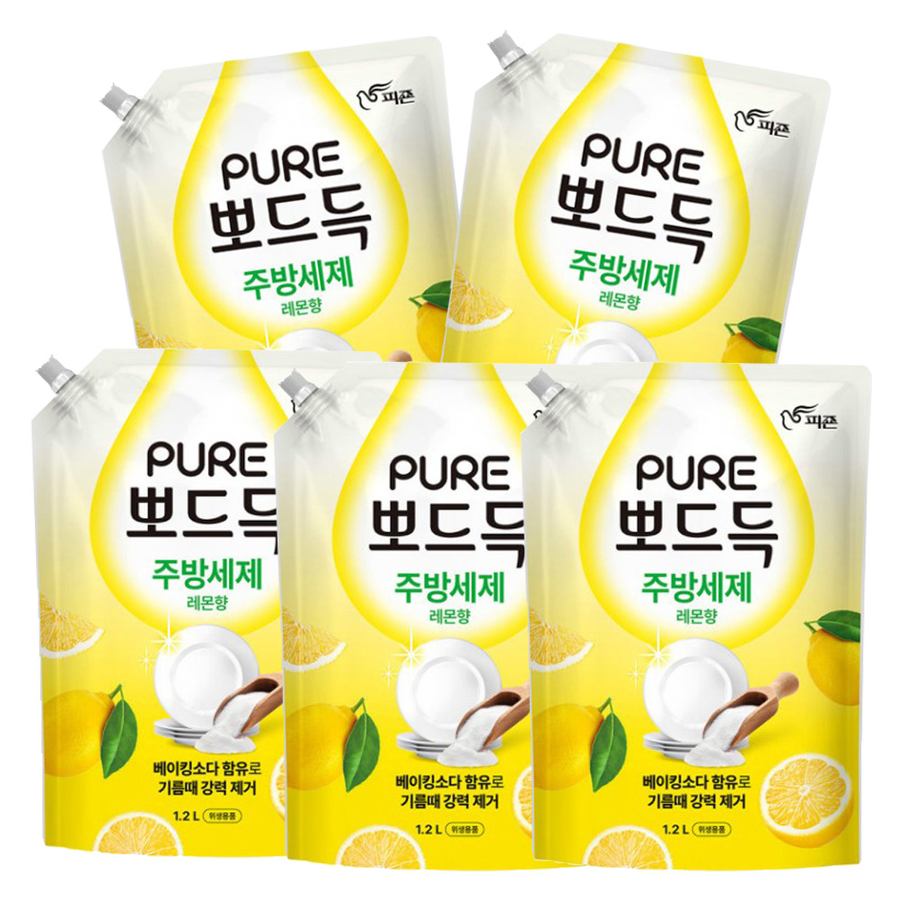 피죤 퓨어 뽀드득 주방세제 레몬향 9,650원