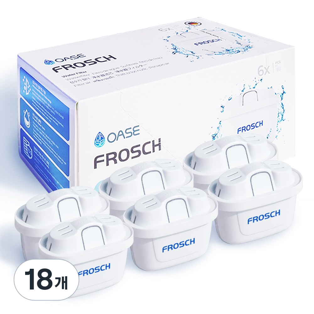 브리타 막스트라 호환 오아세 프로쉬 정수기 필터, 18개, 프로쉬 필터 (브리타 막스트라 호환) 72,900원