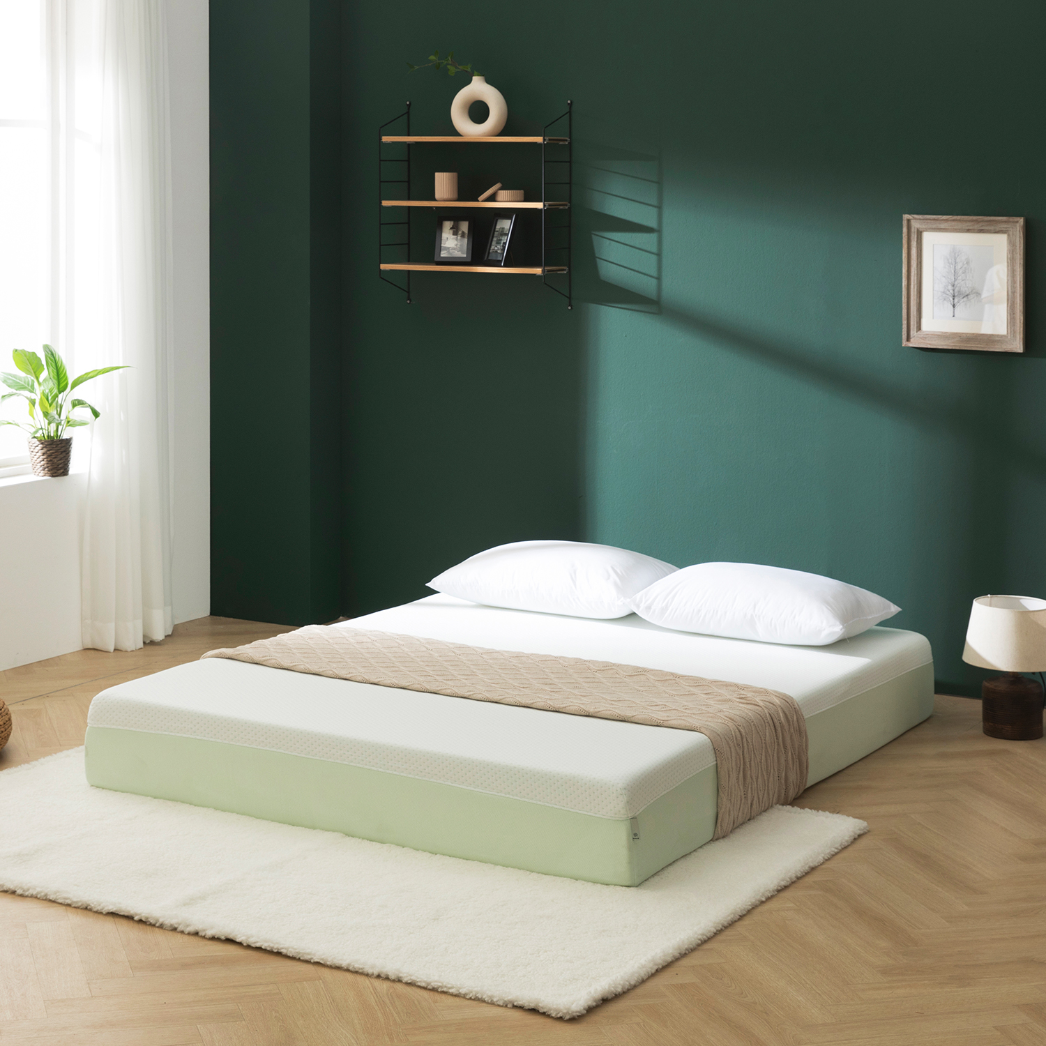 지누스 라돈테스트 기준충족 그린티 플러스 메모리폼 매트리스 243,100원