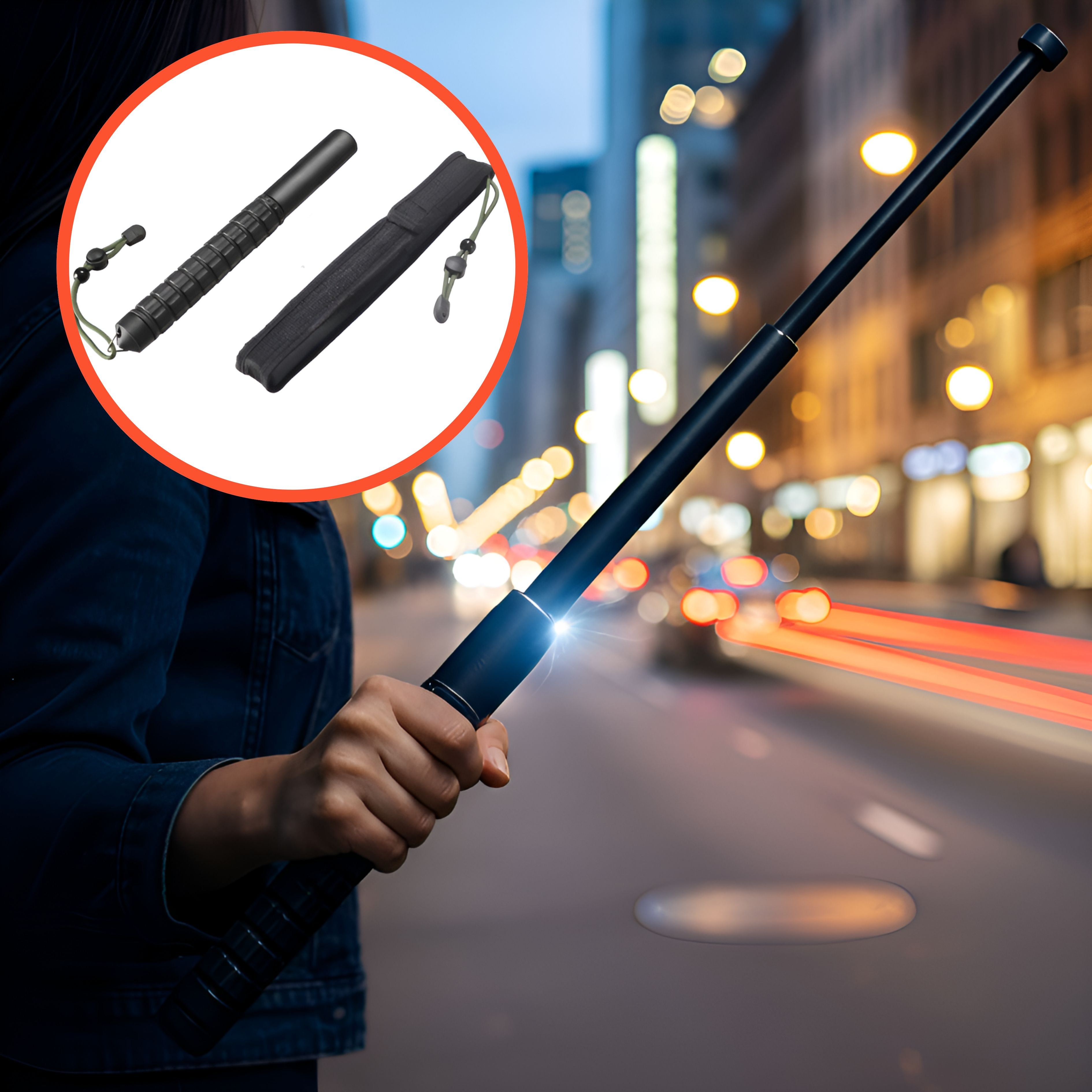 드롭시 딱 1초! 순식간에 펼쳐지는 강력한 방어력 호신용 삼단봉 10,000원