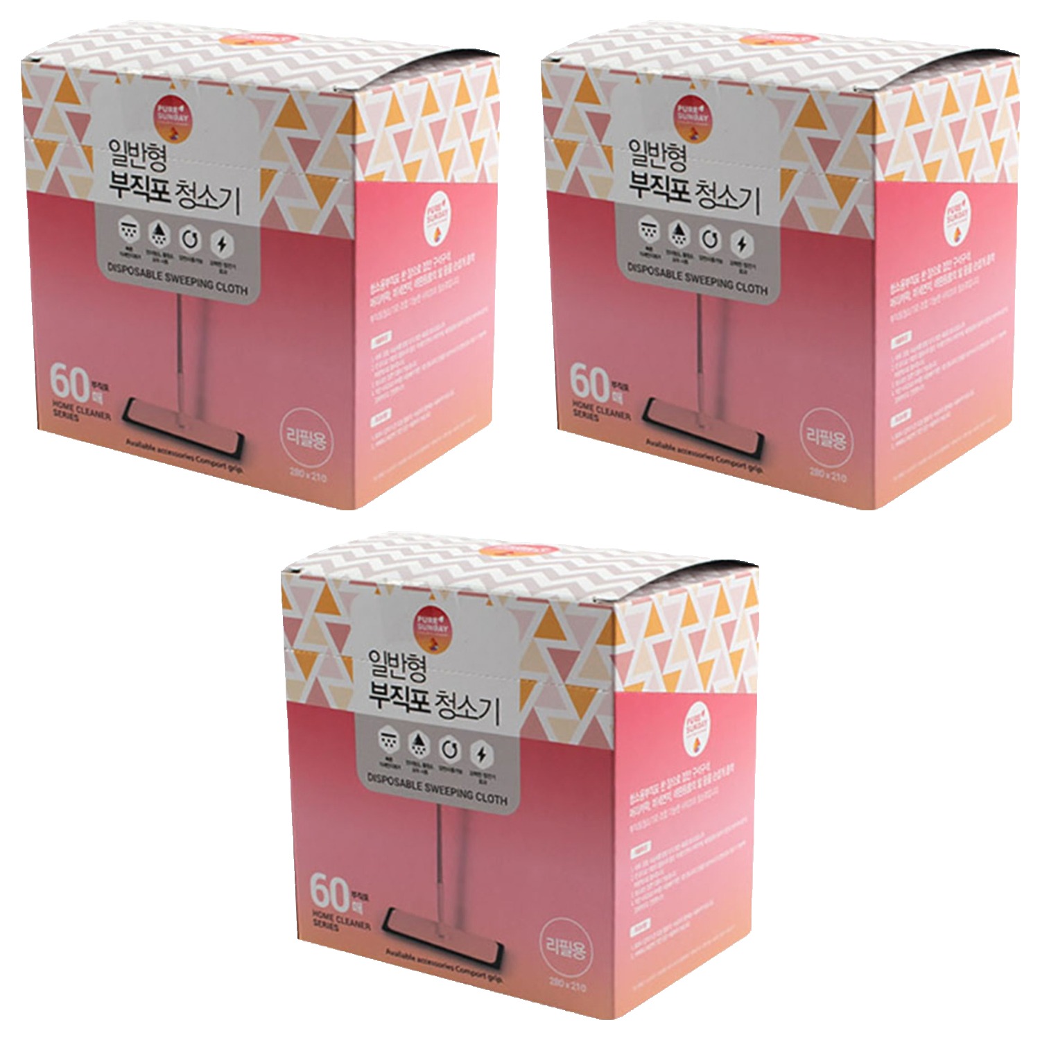 선우랜드 퓨어썬데이 일반형 부직포 청소기 리필형 11,640원