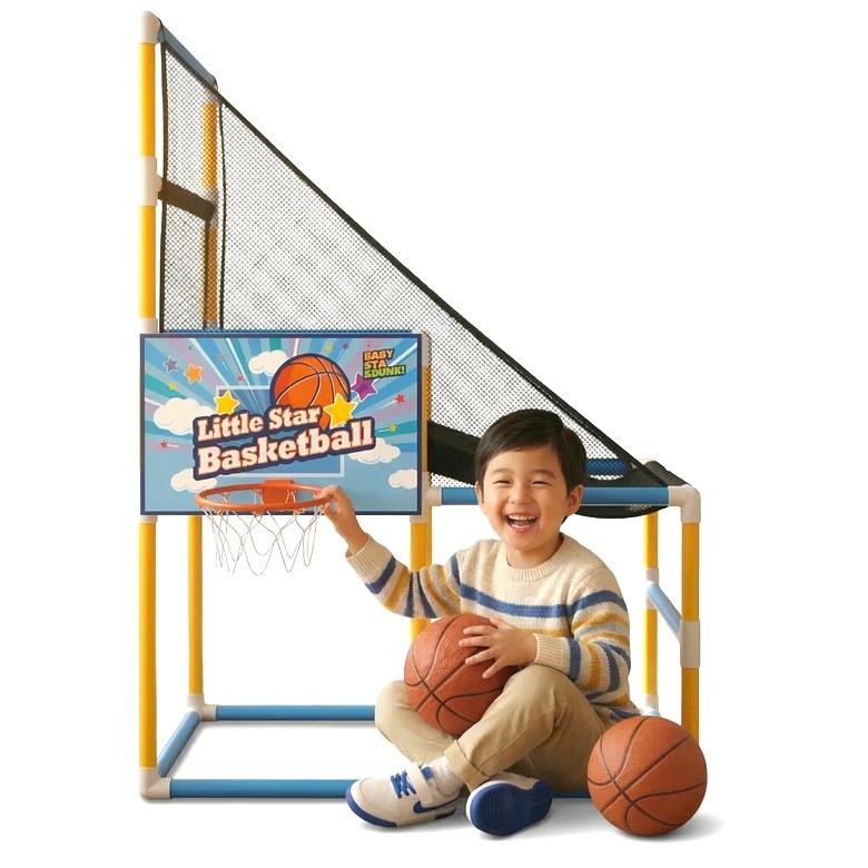 어린이 농구공 무소음 실내 농구골대세트 장난감, 1개, 스타디움 블루 57,800원