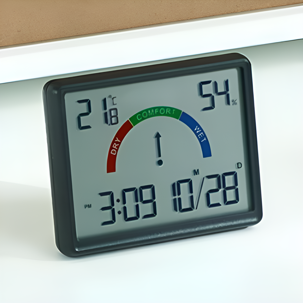 보다모가 자석 부착 컬러 디지털 온습도시계, 포인터 블랙 14,190원