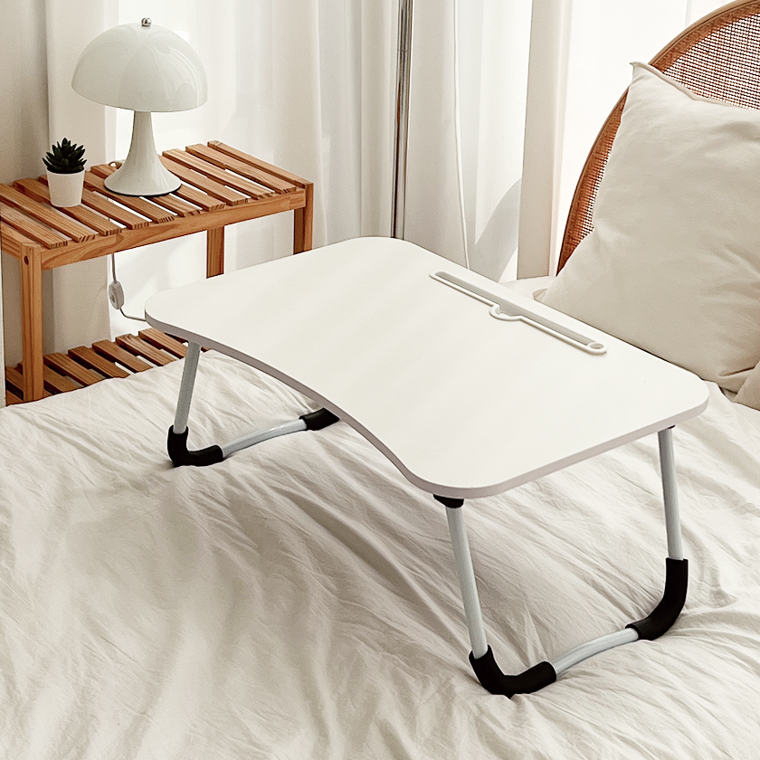 오브민 LPM 다용도 접이식 라운딩 베드 트레이, 화이트 7,320원