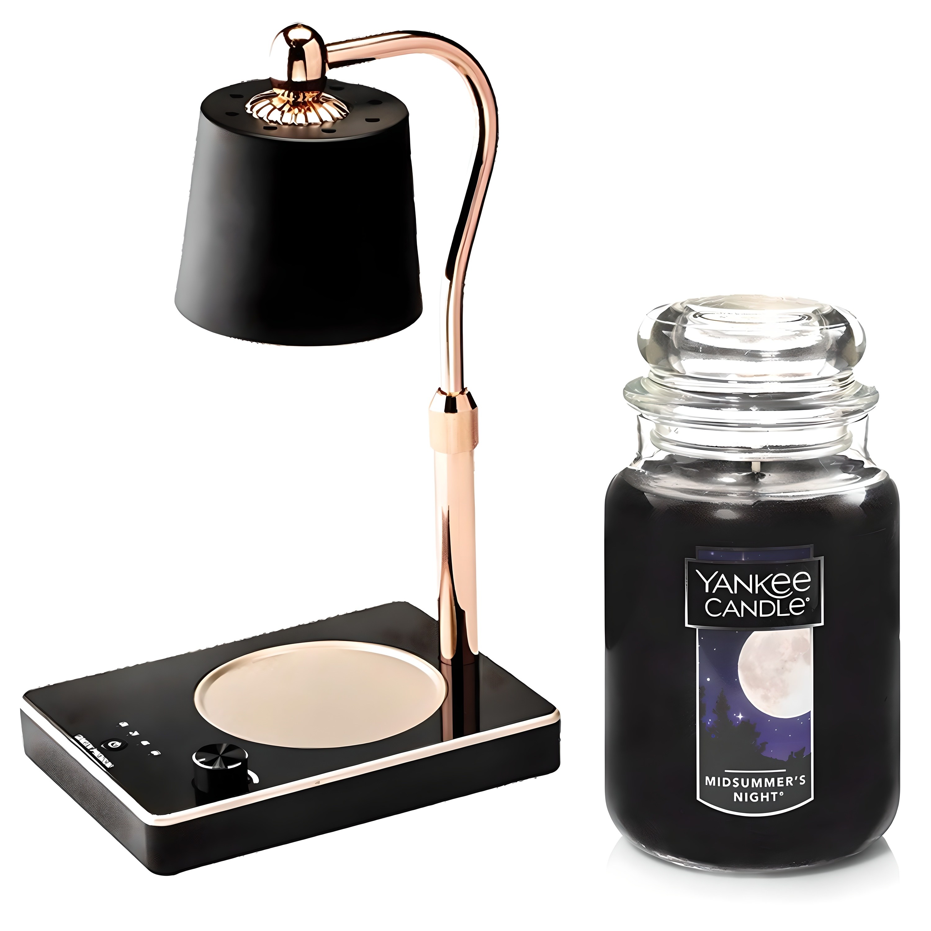 양키캔들 자캔들 라지 + 빛조절 타이머 캔들워머 세트, 미드썸머 나잇, 블랙 51,810원