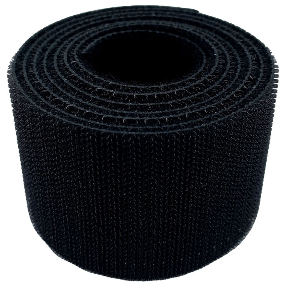 폭 5cm 넓은폭 대형 잘라쓰는 재사용 전선정리 암수한몸 양면벨크로 케이블타이형 찍찍이타이 검정색 1미터, 10개 51,000원