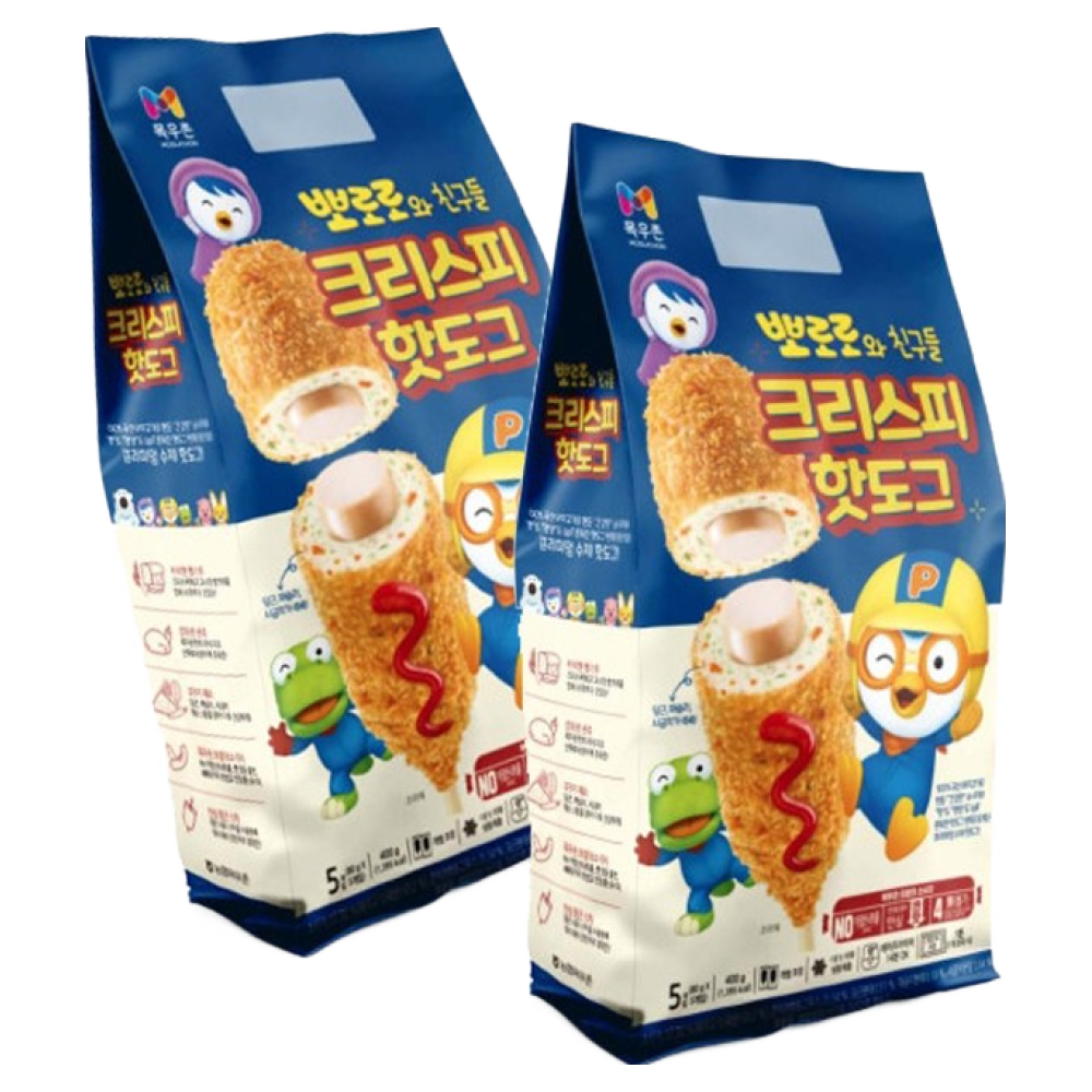 목우촌 뽀로로 크리스피 핫도그 400g 8개, 400g, 8개 59,560원