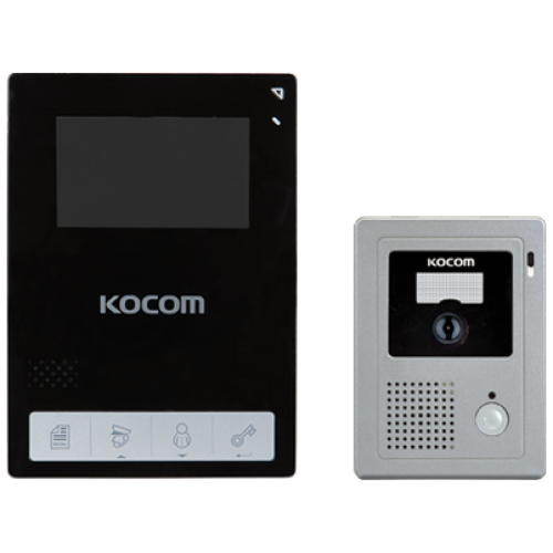 코콤 아날로그 비디오폰 KCV-434B/KC-C60 블랙 초인종세트 89,000원
