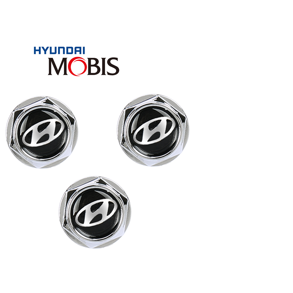 초이스몰 현대모비스 현대 기아(구형로고) 기아(신형로고) 크롬 블랙 1SET(3개) 넘버판 보조판 번호판 볼트 1SET(3개) 15,000원