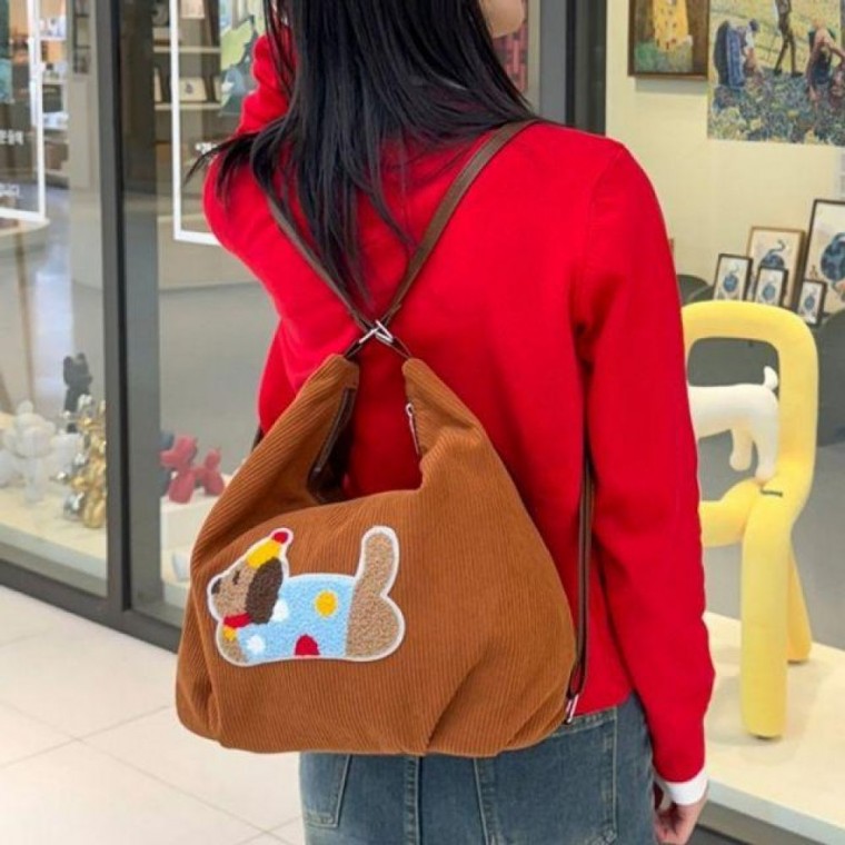 패션가방 비알 숄더백 겸용 백팩 여성 골덴 46,960원