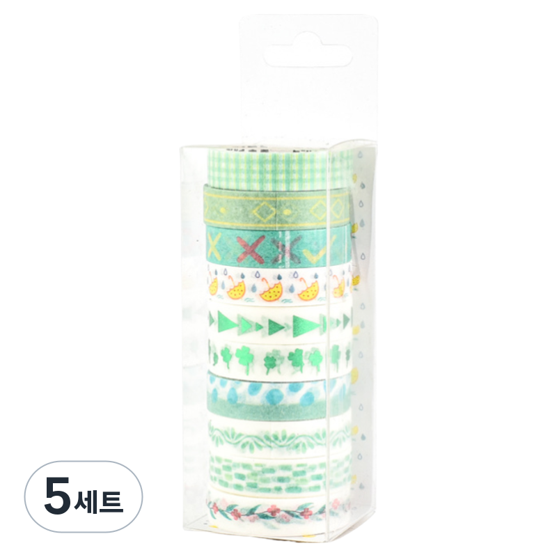 베네블 DIY 데코 다꾸 마스킹테이프 10종 세트, 노르웨이숲, 5세트 49,500원